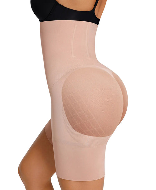 Feelingirl Shapewear for Women, High Waisted plus Size Compression Shorts Everyday Breathable