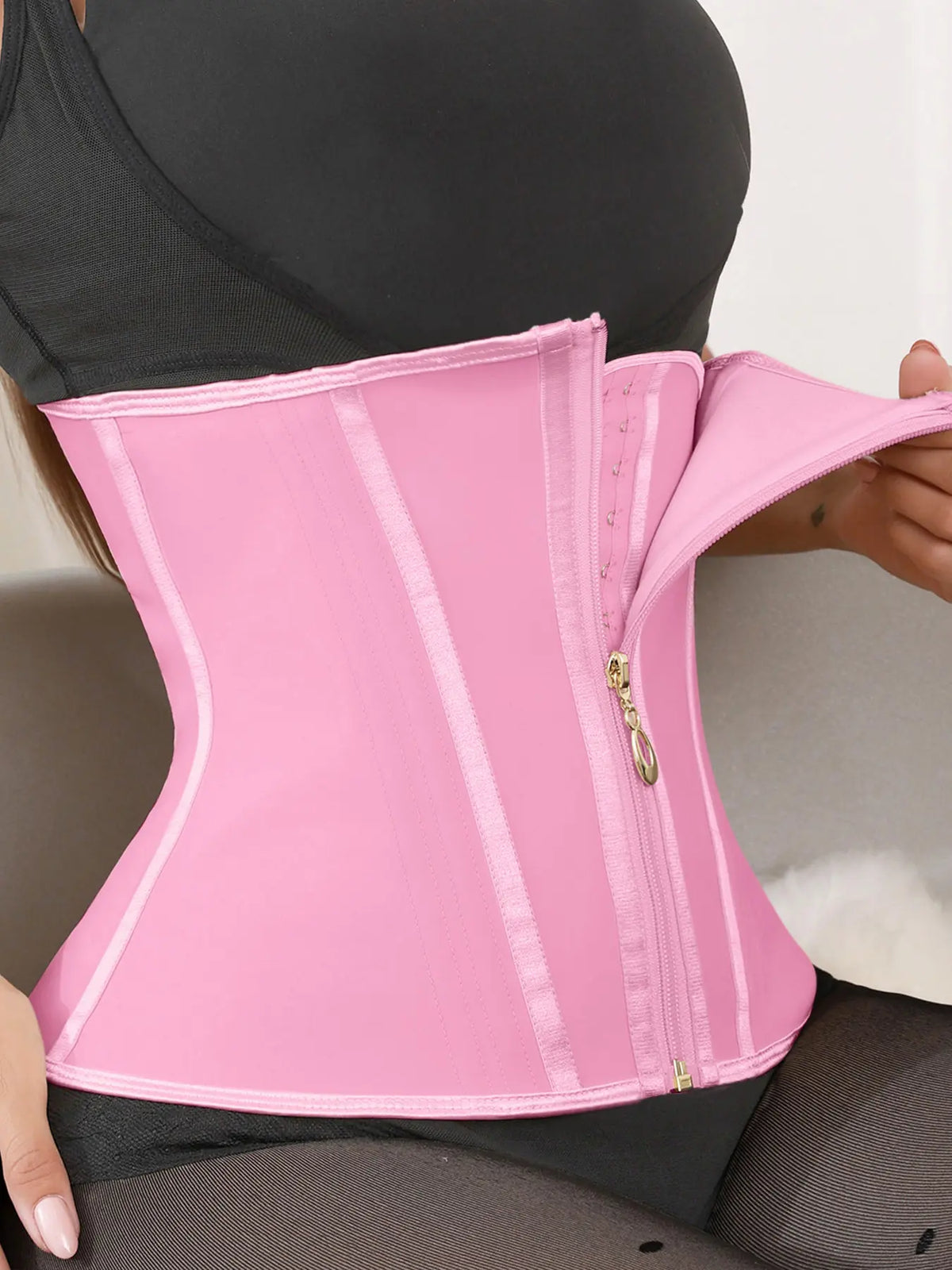 Women'S Sports Belt, Pure Natural Latex Corset Waist Seal, Suitable for Daily Yoga Waist Slimming, Body Shaping, Body Slimming and Belly-Tightening Columbia Belt Shapewear Womenswear Springstatements Black Waist Trainers Faja Faja Body Shaper Fajas